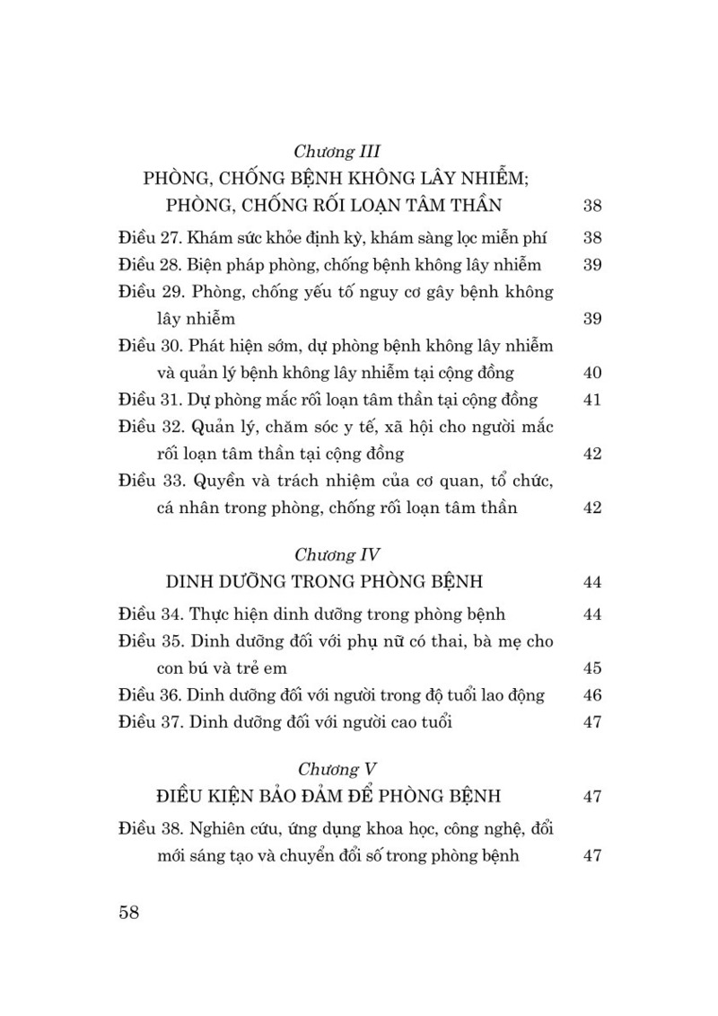 Luật Phòng bệnh năm 2025