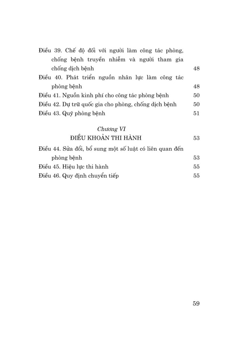 Luật Phòng bệnh năm 2025