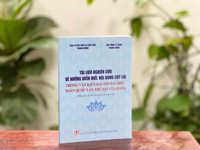 Bộ Tài liệu nghiên cứu, học tập đưa Nghị quyết Đại hội XIV của Đảng vào cuộc sống