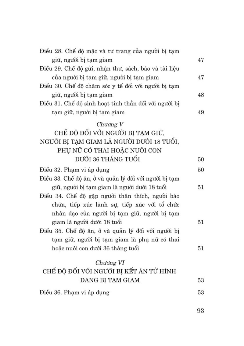 Luật Thi hành tạm giữ, tạm giam và cấm đi khỏi nơi cư trú năm 2025