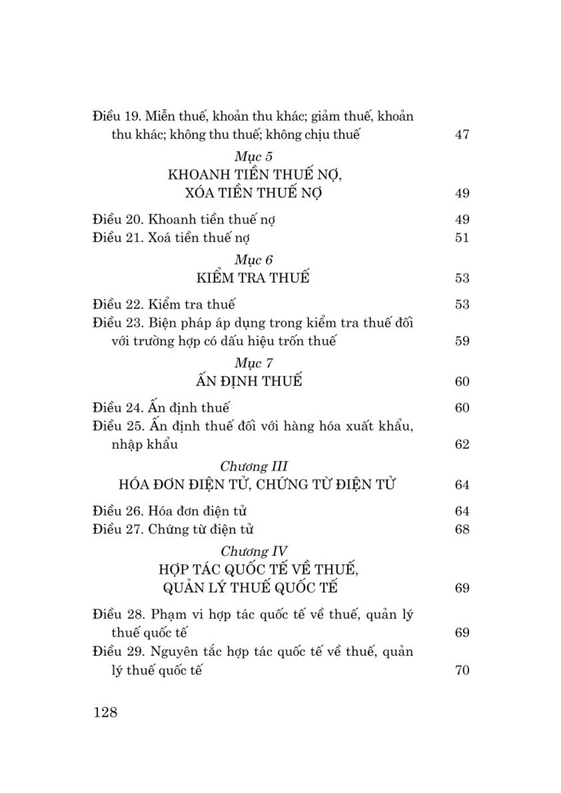 Luật Quản lý thuế năm 2025