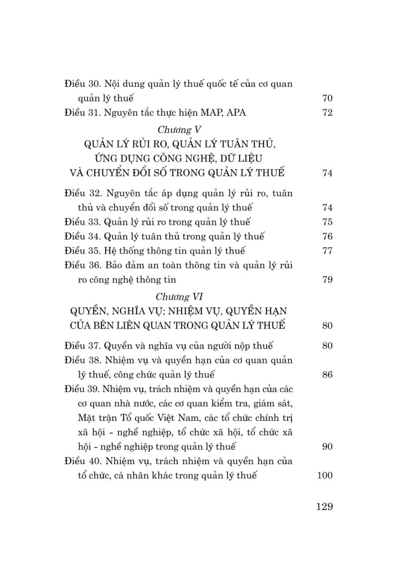Luật Quản lý thuế năm 2025