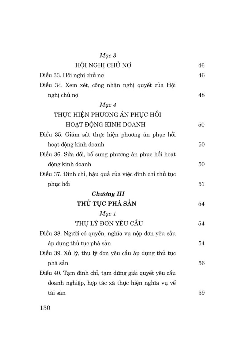 Luật Phục hồi, phá sản năm 2025