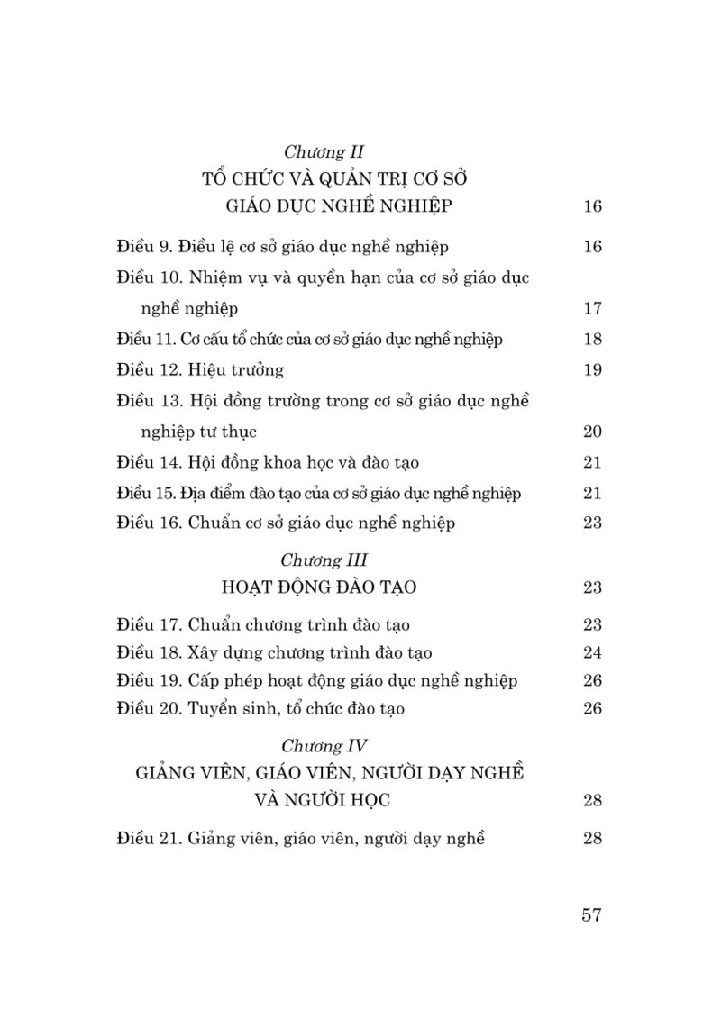 Luật Giáo dục nghề nghiệp năm 2025
