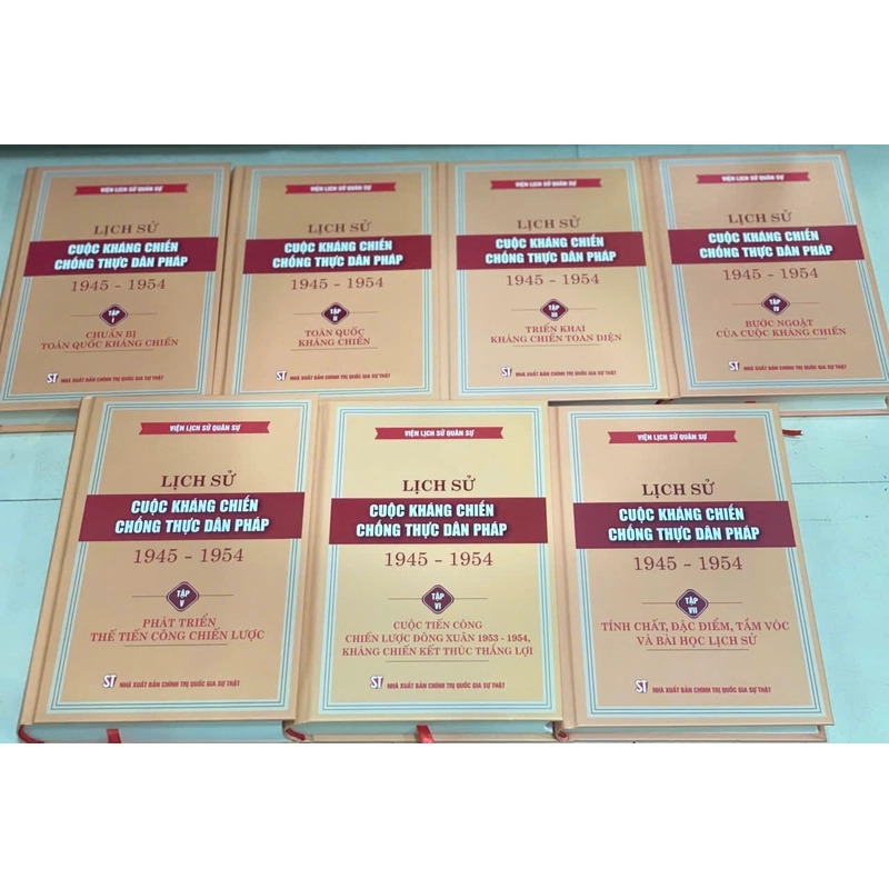 Lịch kháng chiến chống thực dân Pháp 1945 - 1954, 7 tập 
