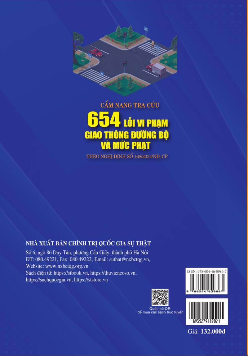 Cẩm nang tra cứu 654 lỗi vi phạm giao thông đường bộ và mức phạt theo Nghị định số 168/2024/NĐ-CP