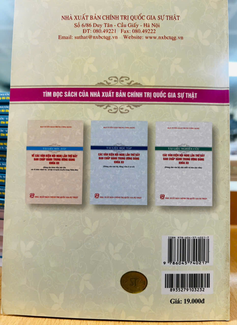 Những điểm mới trong các nghị quyết Hội nghị lần thứ bảy Ban Chấp hành Trung ương Đảng khoá XII