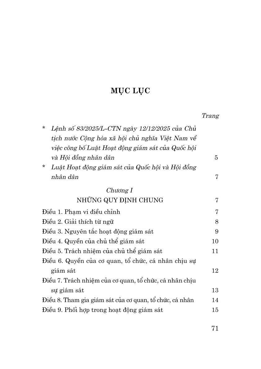 Luật Hoạt Động Giám Sát Của Quốc Hội Và Hội Đồng Nhân Dân Năm 2025