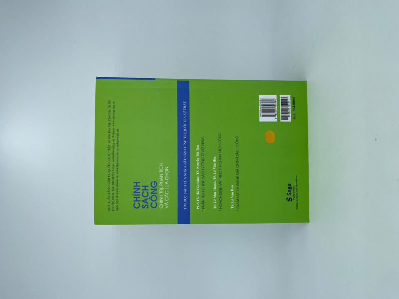 Chính sách công: Chính trị, phân tích và các lựa chọn (Xuất bản lần thứ hai)