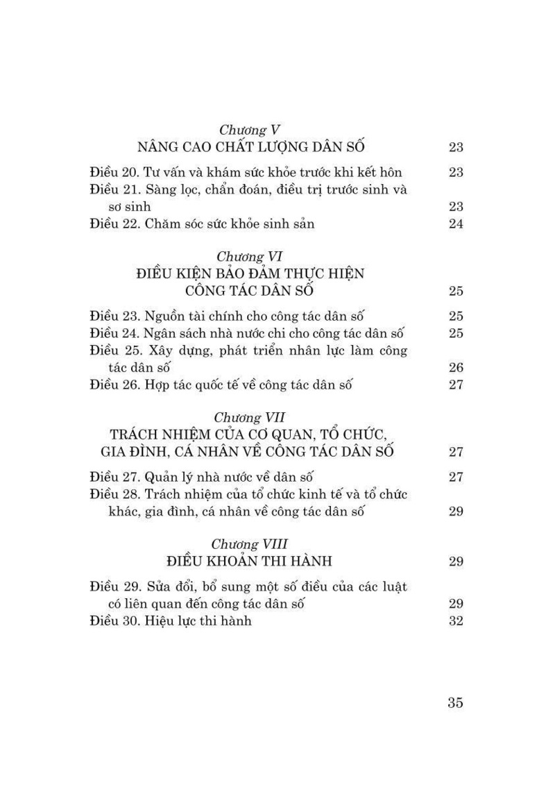 Luật Dân số 2025