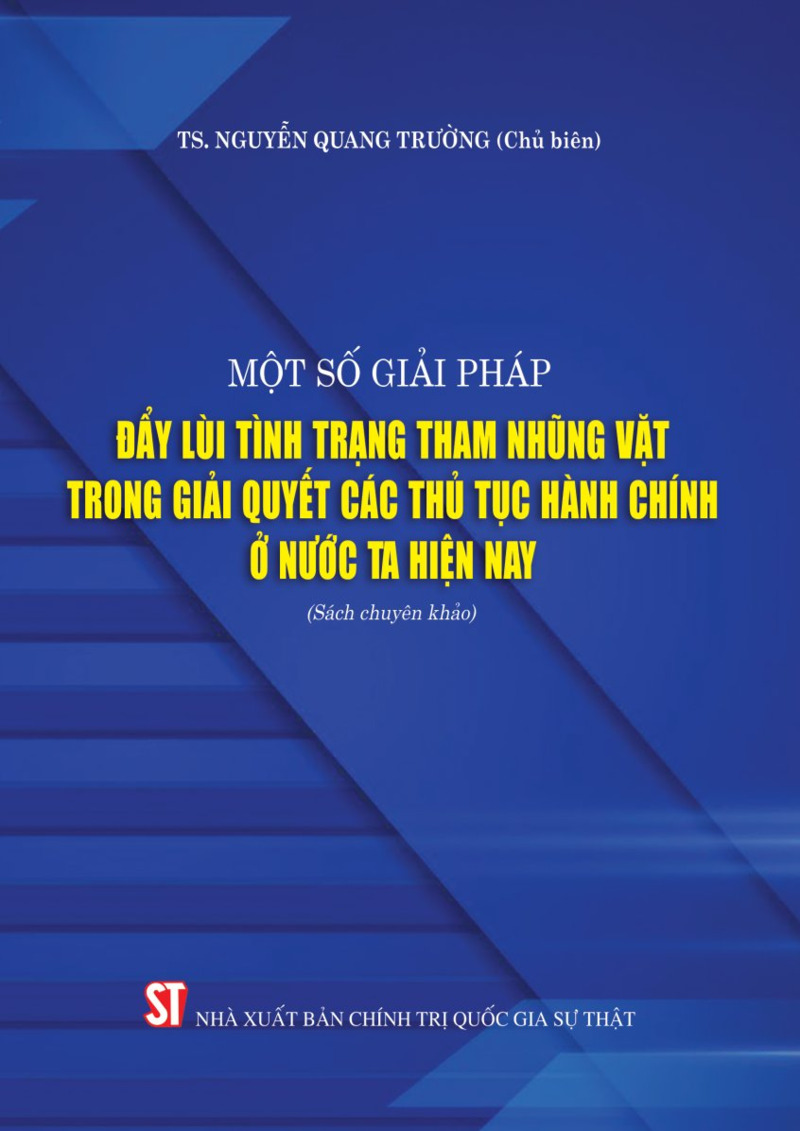 Một số giải pháp đẩy lùi tình trạng tham nhũng vặt trong giải quyết các...