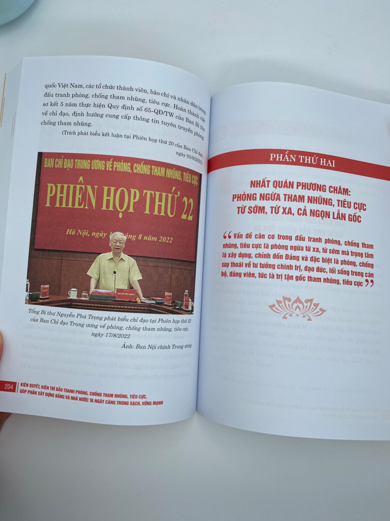 Đấu tranh phòng, chống tham nhũng, tiêu cực: Một việc làm cần thiết, tất yếu; một xu thế không thể đảo ngược