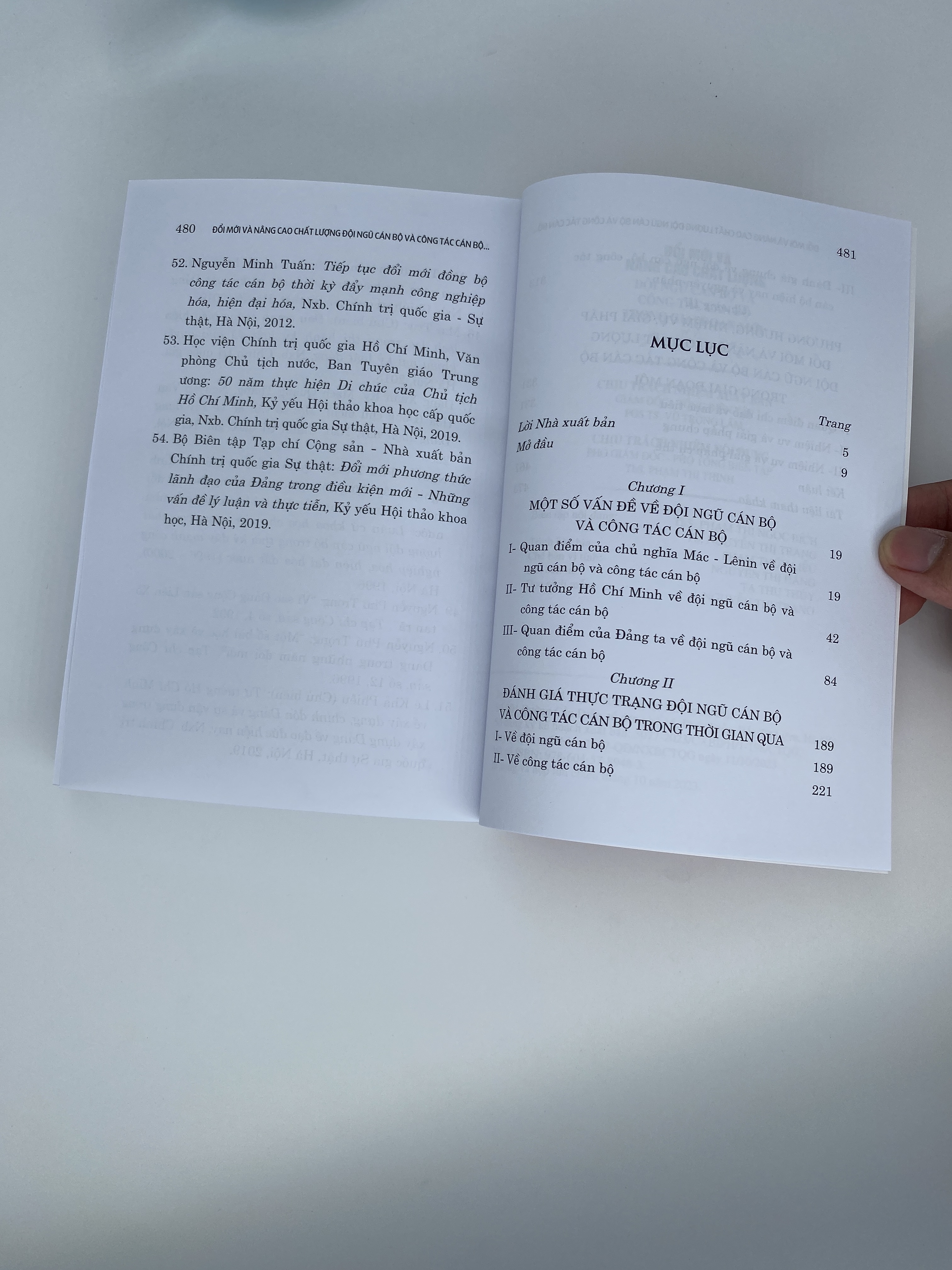 Đổi mới và nâng cao chất lượng đội ngũ cán bộ và công tác cán bộ trong giai đoạn mới (Sách chuyên khảo; xuất bản lần thứ ba, có chỉnh sửa, bổ sung)