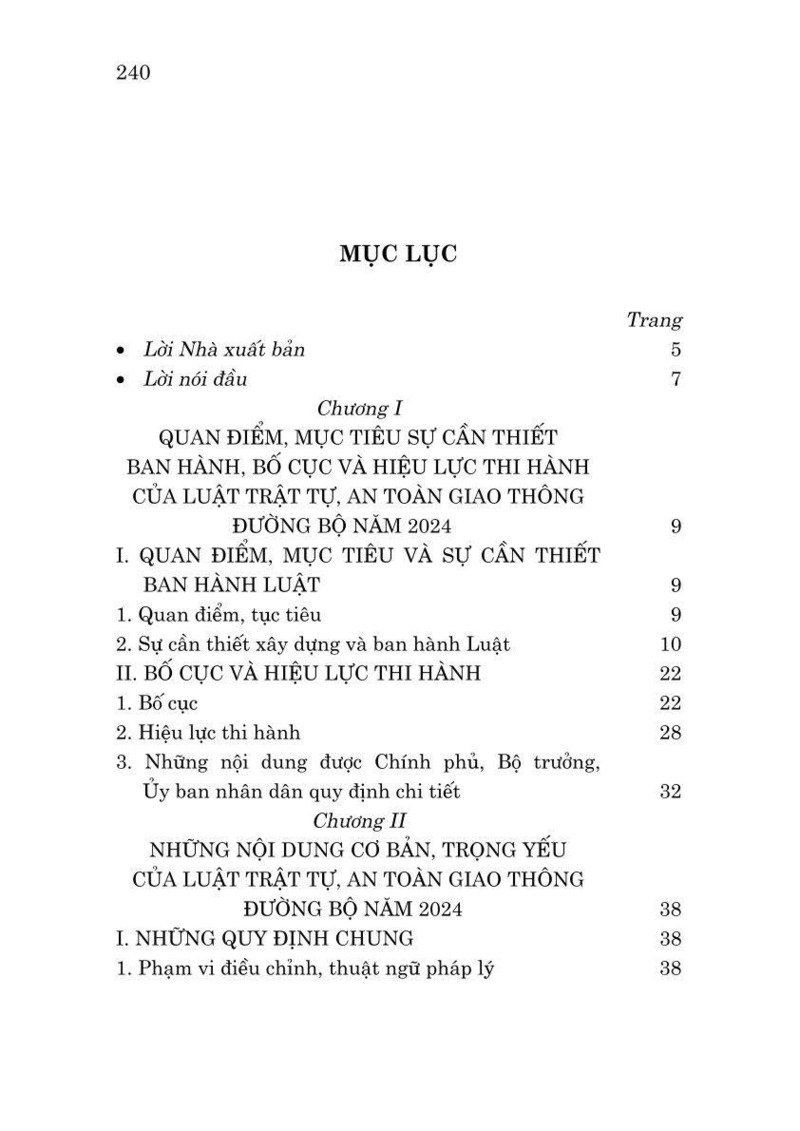 Tìm hiểu luật trật tự, an toàn giao thông đường bộ 2024