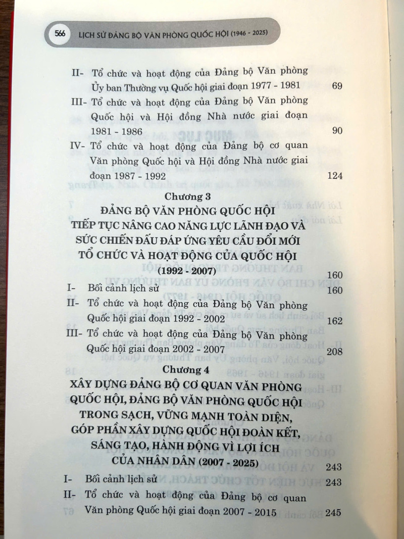 Lịch sử Đảng bộ Văn phòng Quốc hội (1946-2025)