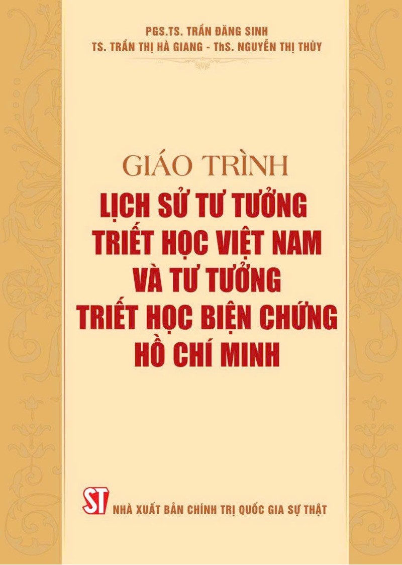 Giáo trình Lịch sử tư tưởng triết học Việt Nam và tư tưởng triết học...