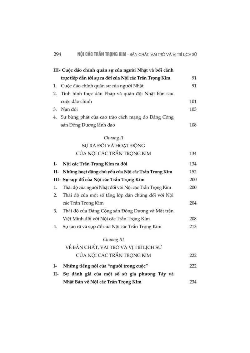Nội các Trần Trọng Kim - Bản chất, vai trò và vị trí lịch sử (Xuất bản lần thứ tư, có chỉnh sửa, bổ sung)