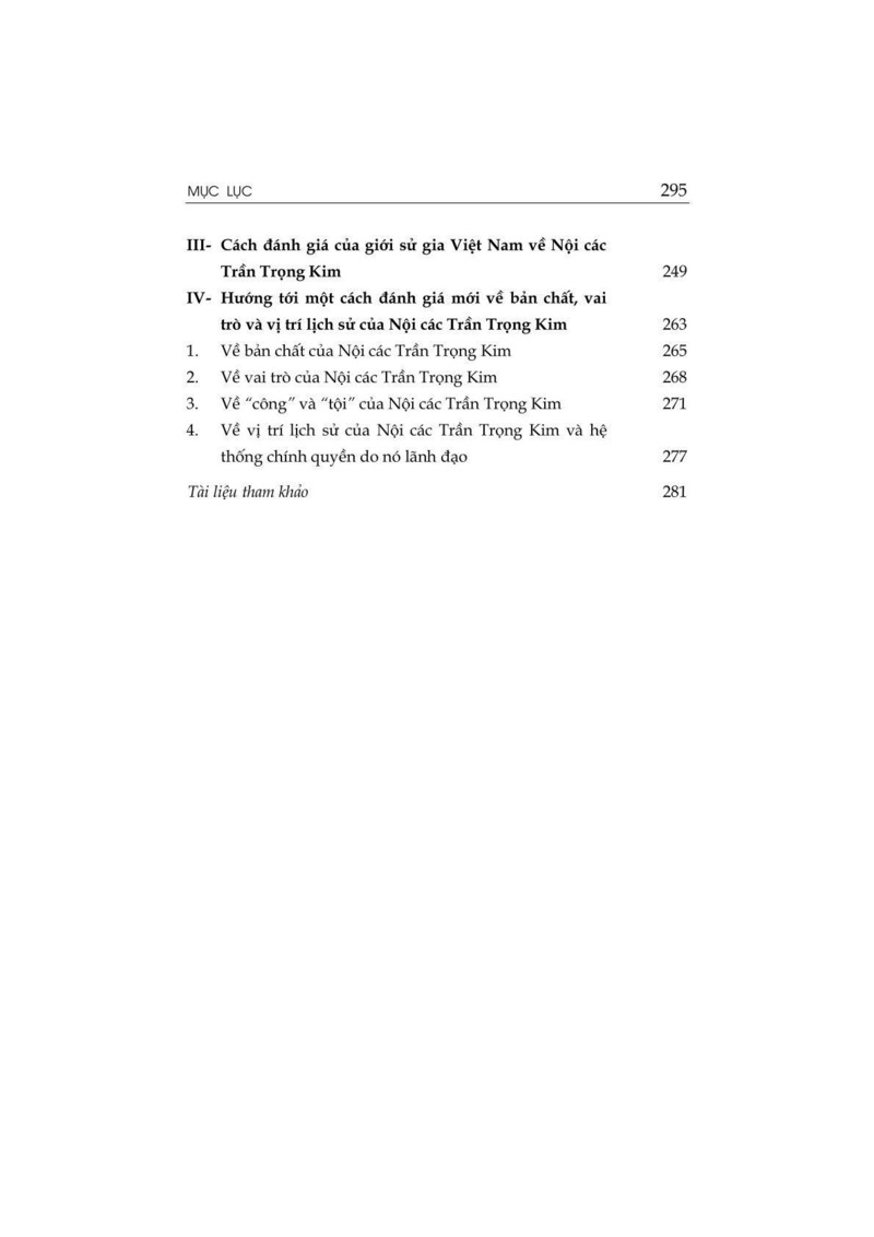 Nội các Trần Trọng Kim - Bản chất, vai trò và vị trí lịch sử (Xuất bản lần thứ tư, có chỉnh sửa, bổ sung)