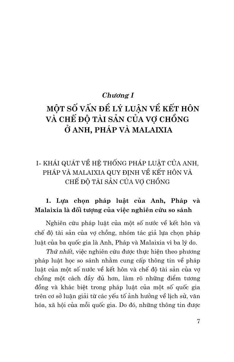 Kết hôn và chế độ tài sản của vợ chồng trong pháp luật một số nước và kinh nghiệm trong việc hoàn thiện pháp luật tại Việt Nam
