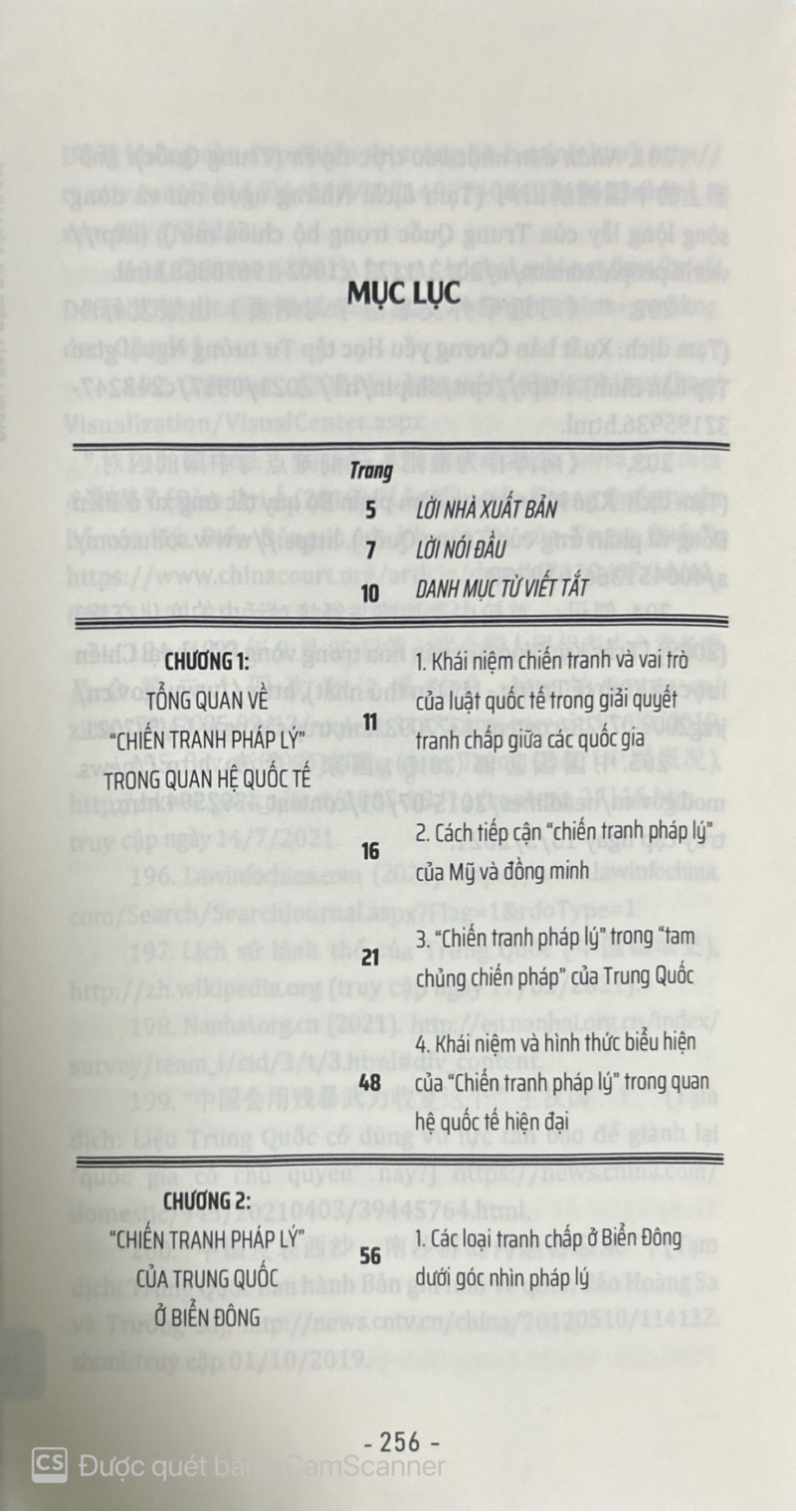 Chiến tranh pháp lý và thực tiễn áp dụng ở Biển Đông (Sách tham khảo, lưu hành nội bộ)