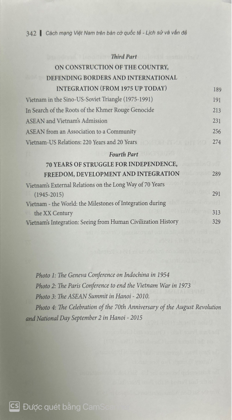Cách mạng Việt Nam trên bàn cờ quốc tế - lịch sử và vấn đề