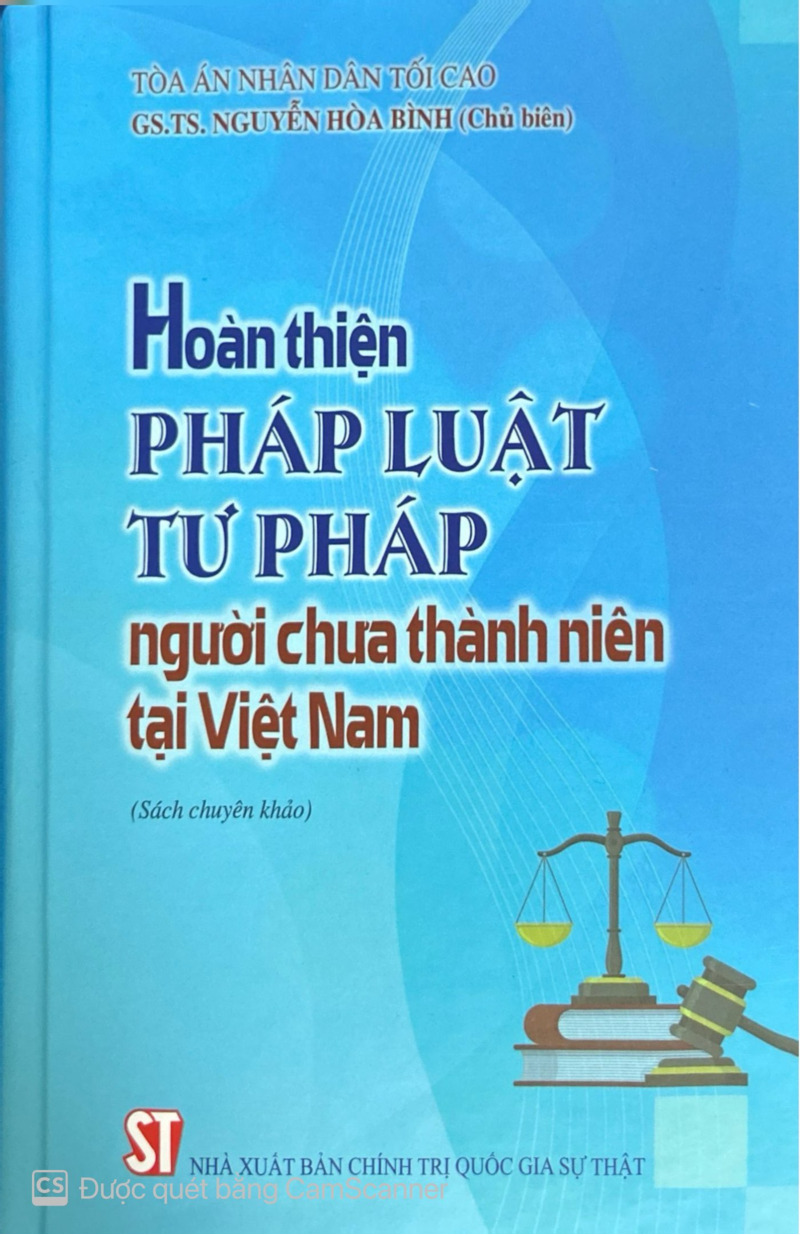 Hoàn thiện pháp luật tư pháp người chưa thành niên tại Việt Nam (Sách chuyên...