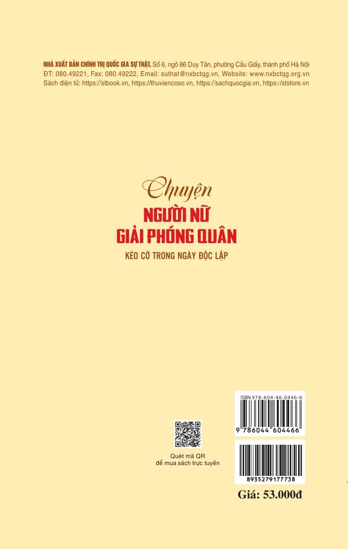 Chuyện người nữ Giải phóng quân kéo cờ trong Ngày Độc lập