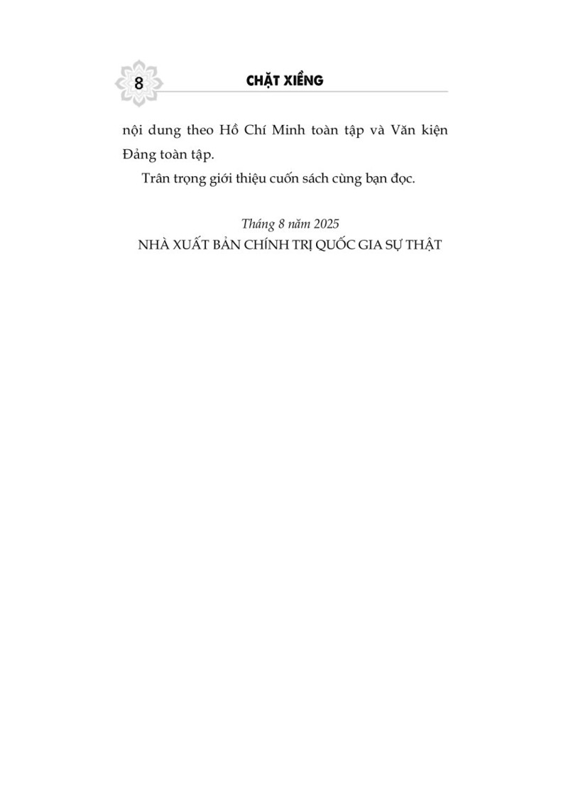 Chặt xiềng (Những tài liệu lịch sử từ chính biến Tháng Ba đến Cách mạng Tháng Tám năm 1945)