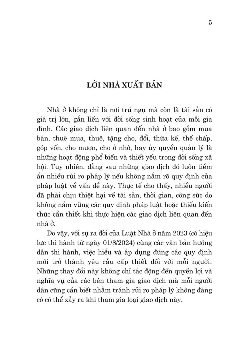 Lưu ý trong giao dịch nhà ở, cách phòng ngừa và xử lý rủi ro