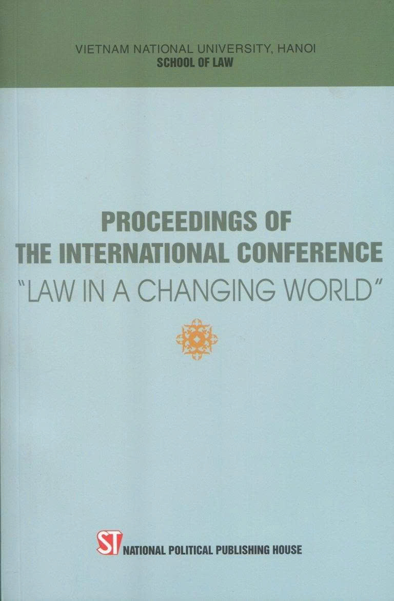 Proceedings of the international conference LAW IN A CHANGING WORLD