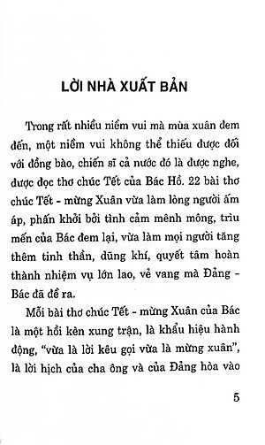 Thơ chúc tết - mừng xuân của Bác Hồ và lời bình