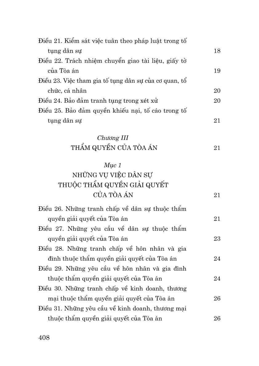 Bộ luật Tố tụng dân sự năm 2015 (Sửa đổi, bổ sung năm 2019, 2020, 2022, 2023, 2024, 2025)