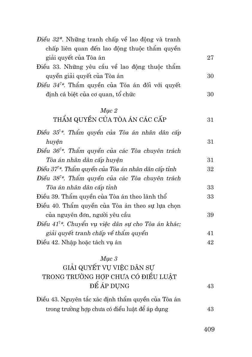 Bộ luật Tố tụng dân sự năm 2015 (Sửa đổi, bổ sung năm 2019, 2020, 2022, 2023, 2024, 2025)