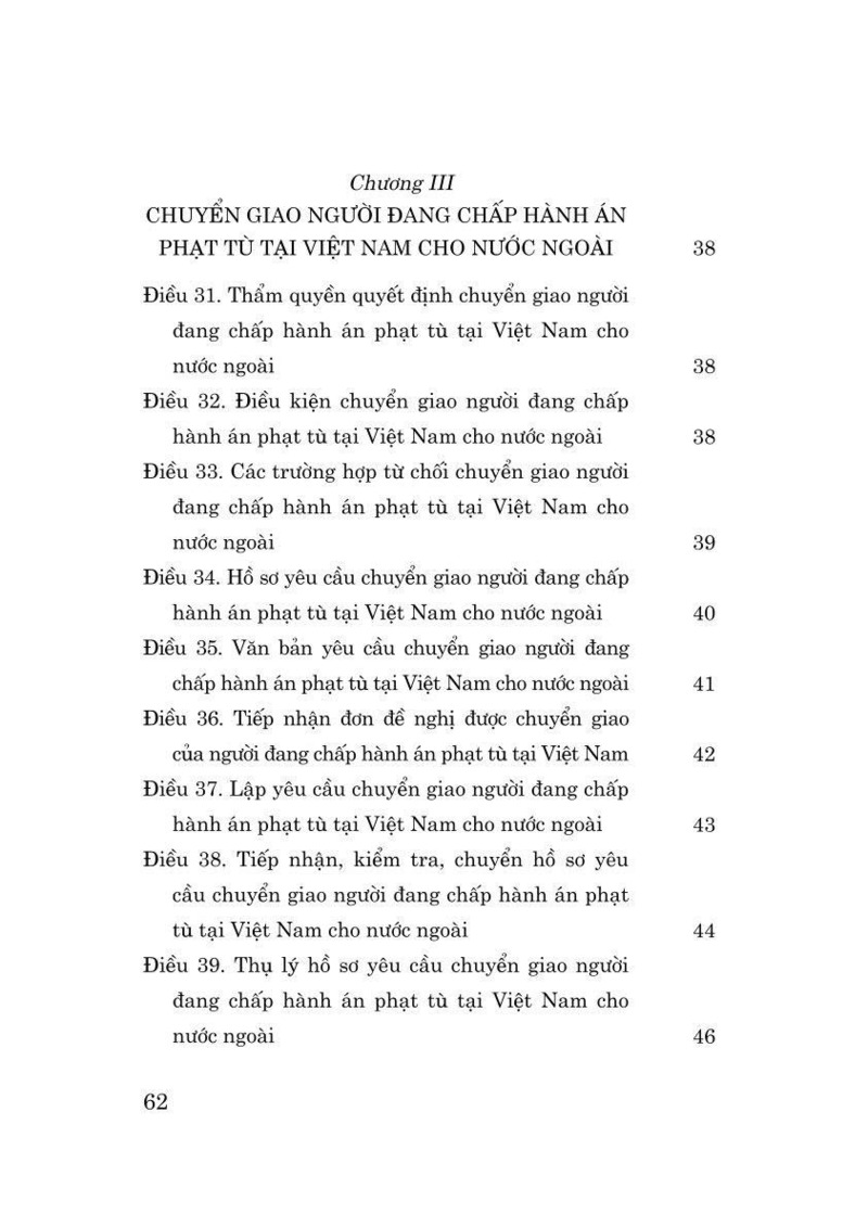 Luật Chuyển giao người đang chấp hành án phạt tù năm 2025