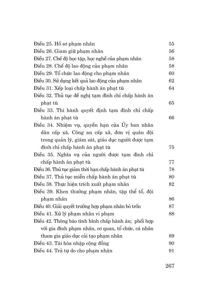 Luật Thi hành án hình sự năm 2025