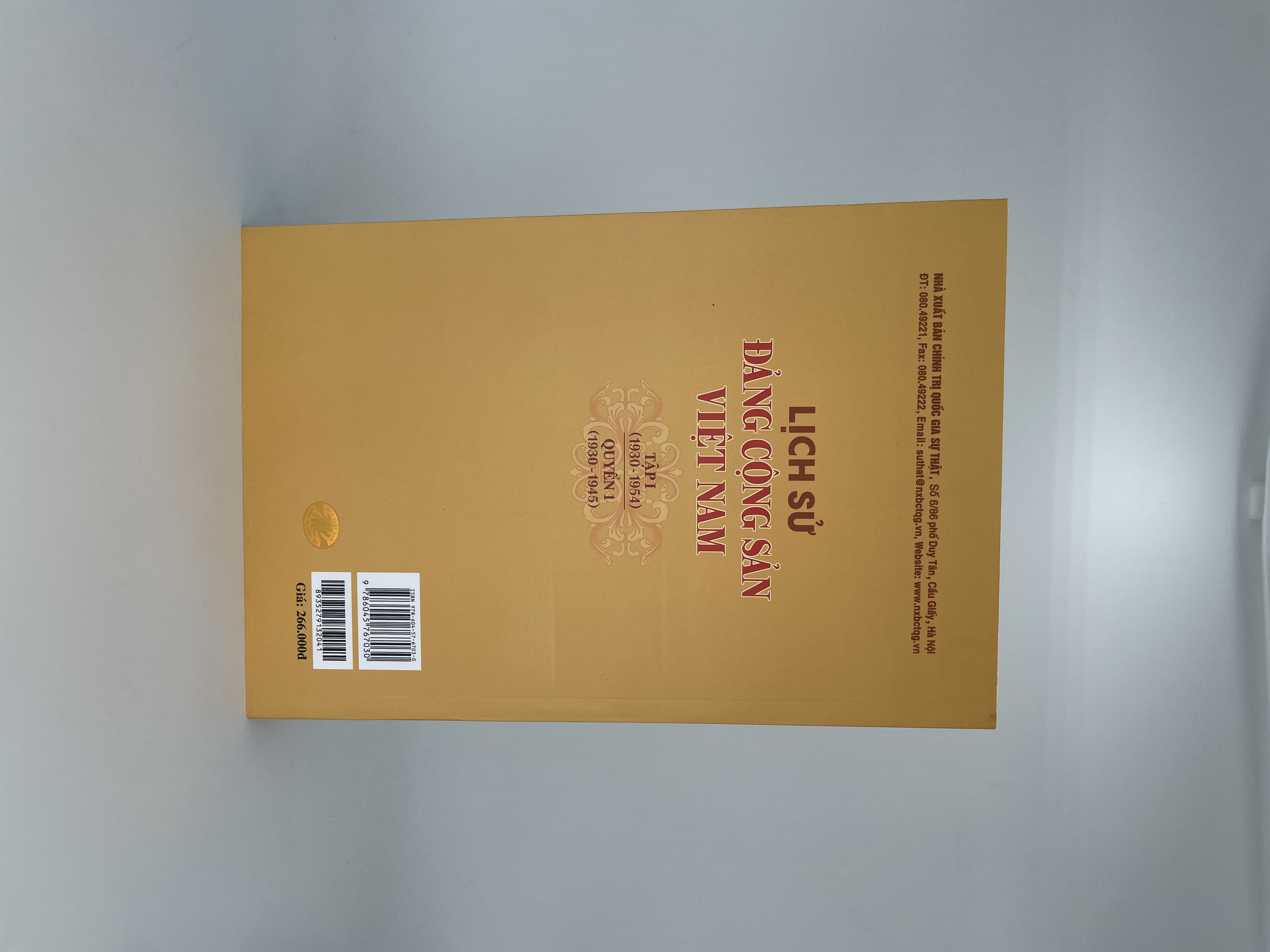 Lịch sử Đảng Cộng sản Việt Nam Tập I (1930- 1954) Quyển 1 (1930- 1945)