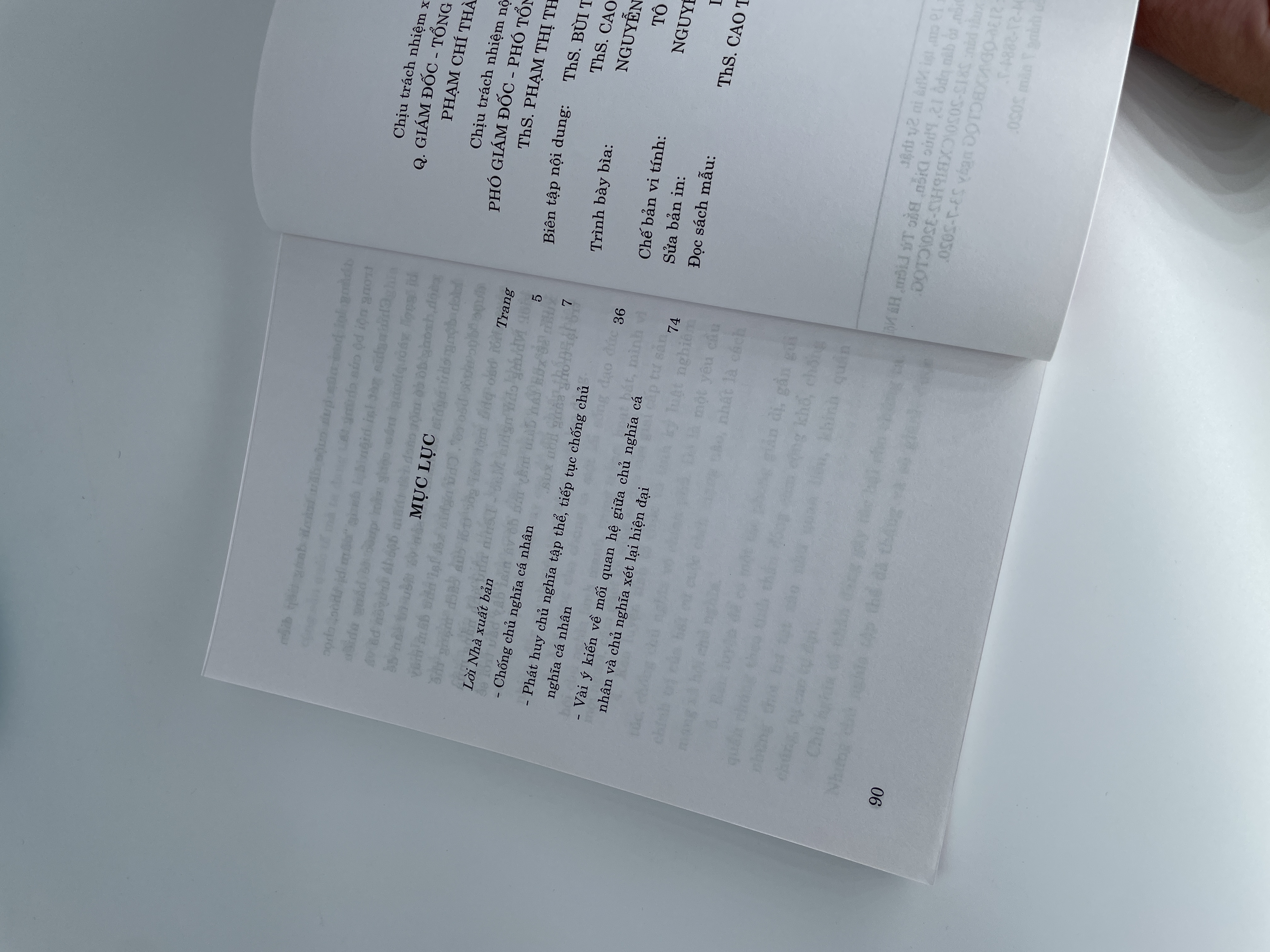 Chống chủ nghĩa cá nhân (Xuất bản lần thứ sáu)