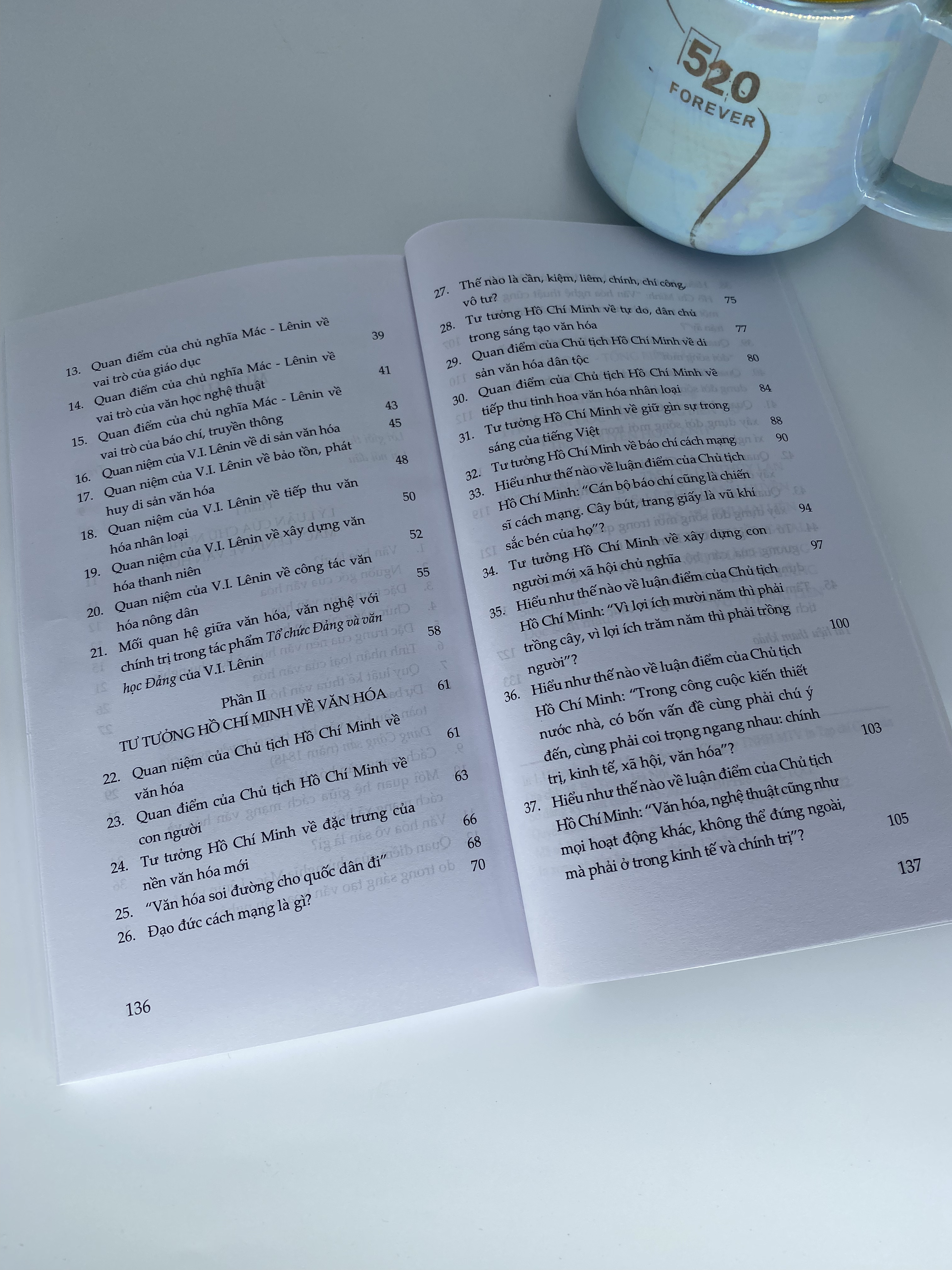 Thường thức lý luận chủ nghĩa Mác - Lênin, tư tưởng Hồ Chí Minh về văn hoá