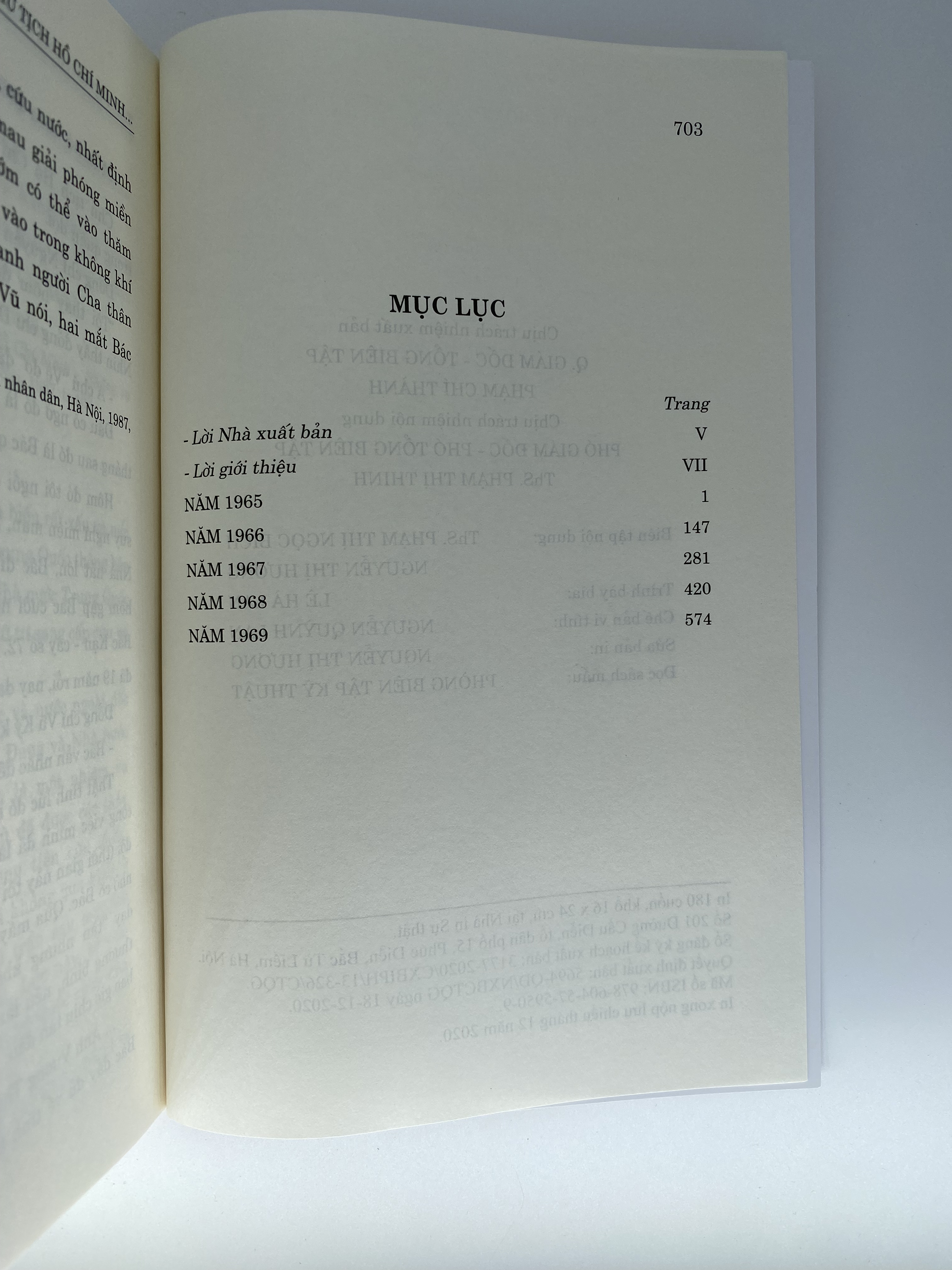 Những hoạt động của Chủ tịch Hồ Chí Minh giai đoạn 1954 - 1969 Tập 3 (1965 - 1969)