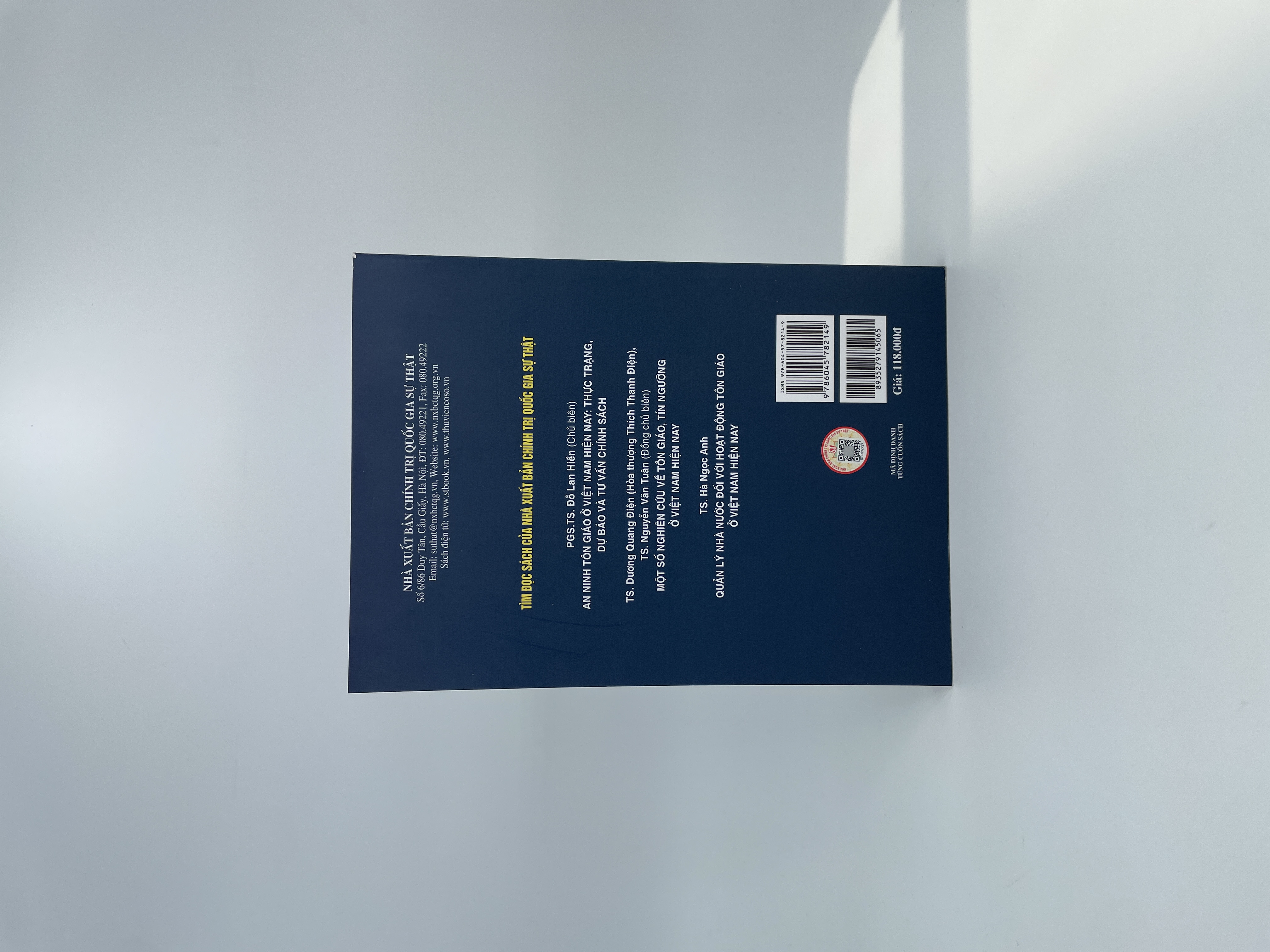 Chính sách tôn giáo của Mỹ và góc nhìn tham chiếu với Việt Nam (Sách chuyên khảo)