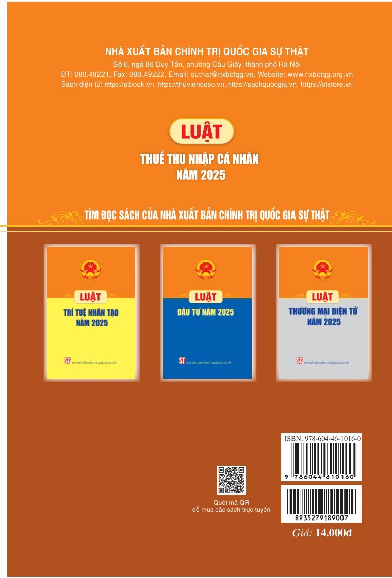 Luật Thuế thu nhập cá nhân năm 2025