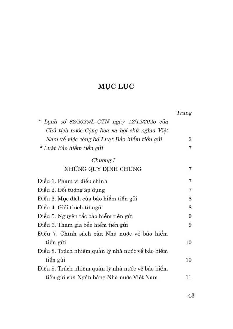 Luật Bảo hiểm tiền gửi năm 2025