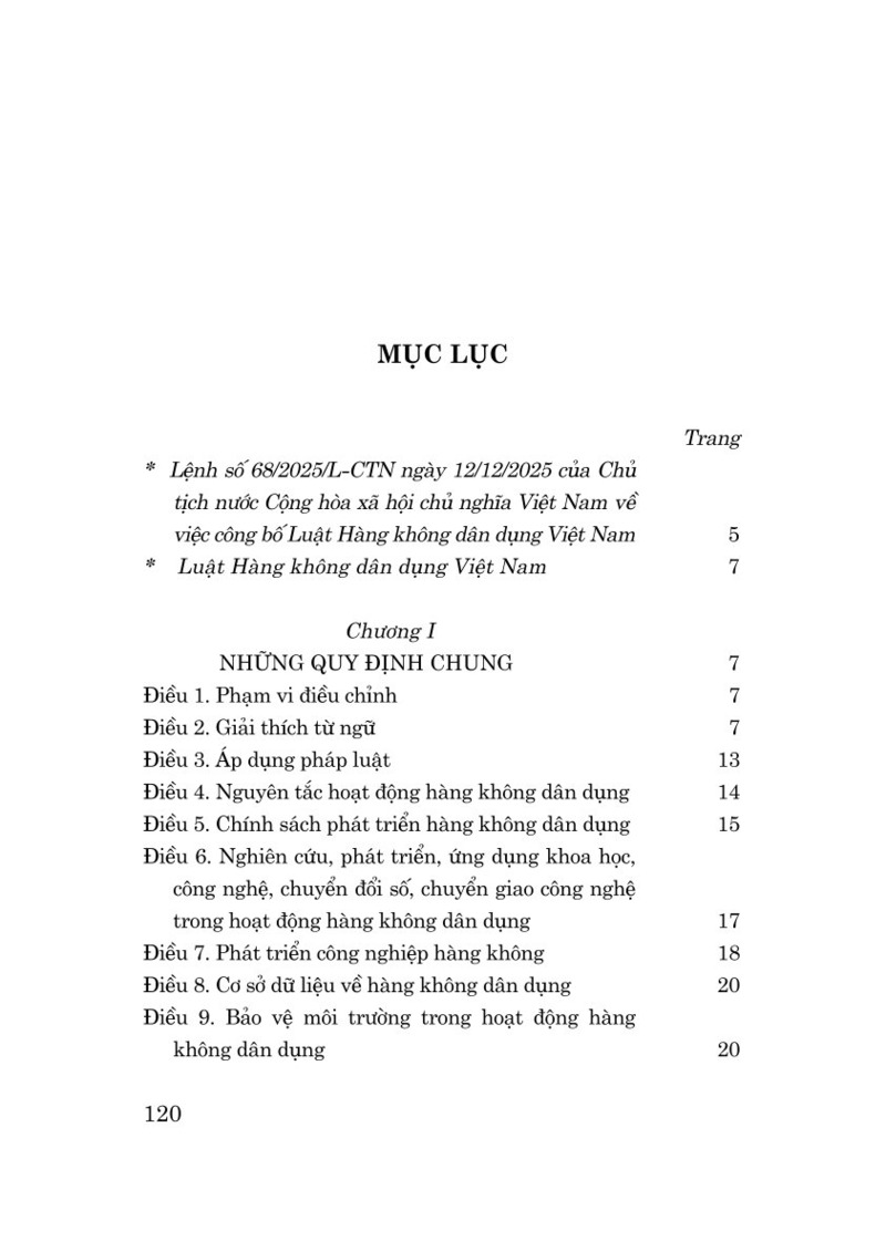 Luật Hàng không dân dụng Việt Nam năm 2025