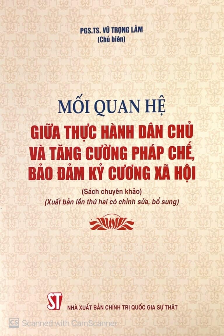 Mối quan hệ giữa thực hành dân chủ và tăng cường pháp chế, bảo đảm...