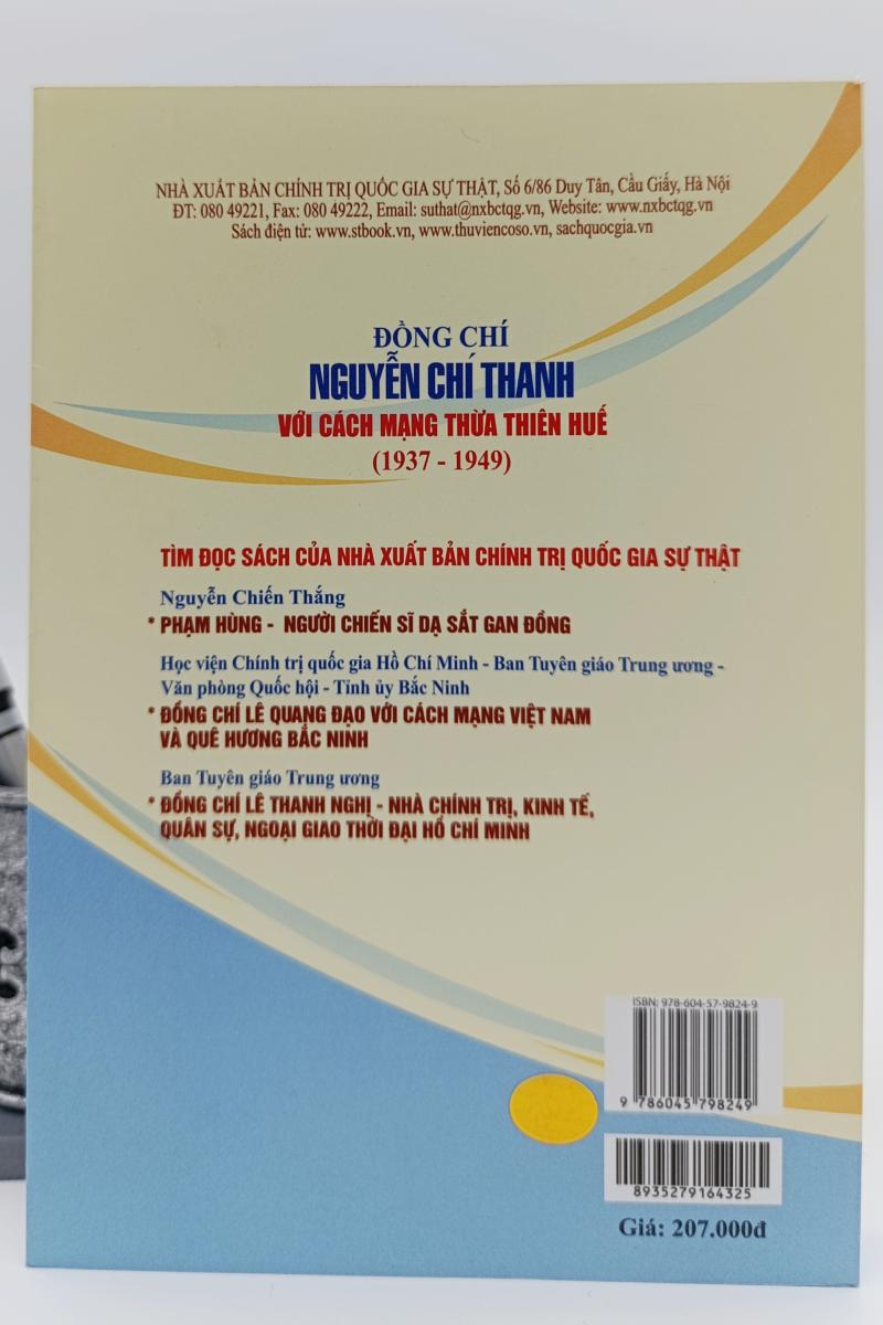 Đồng chí Nguyễn Chí Thanh với cách mạng Thừa Thiên Huế (1937 – 1949)