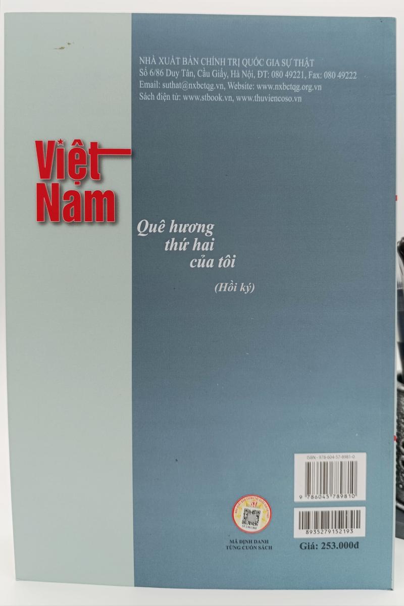 Việt Nam - Quê hương thứ hai của tôi (Hồi ký) (Xuất bản lần thứ hai)