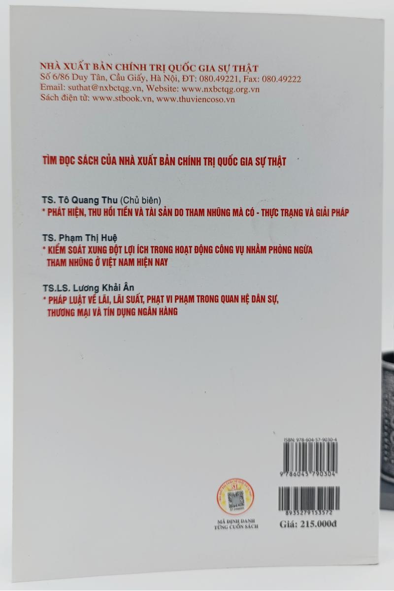 Thu hồi có hiệu quả tài sản liên quan đến tội phạm tham nhũng, kinh tế trong bối cảnh mới (Dùng trong nghiên cứu khoa học hình sự và thực tiễn phòng, chống tội phạm) (Sách chuyên khảo)