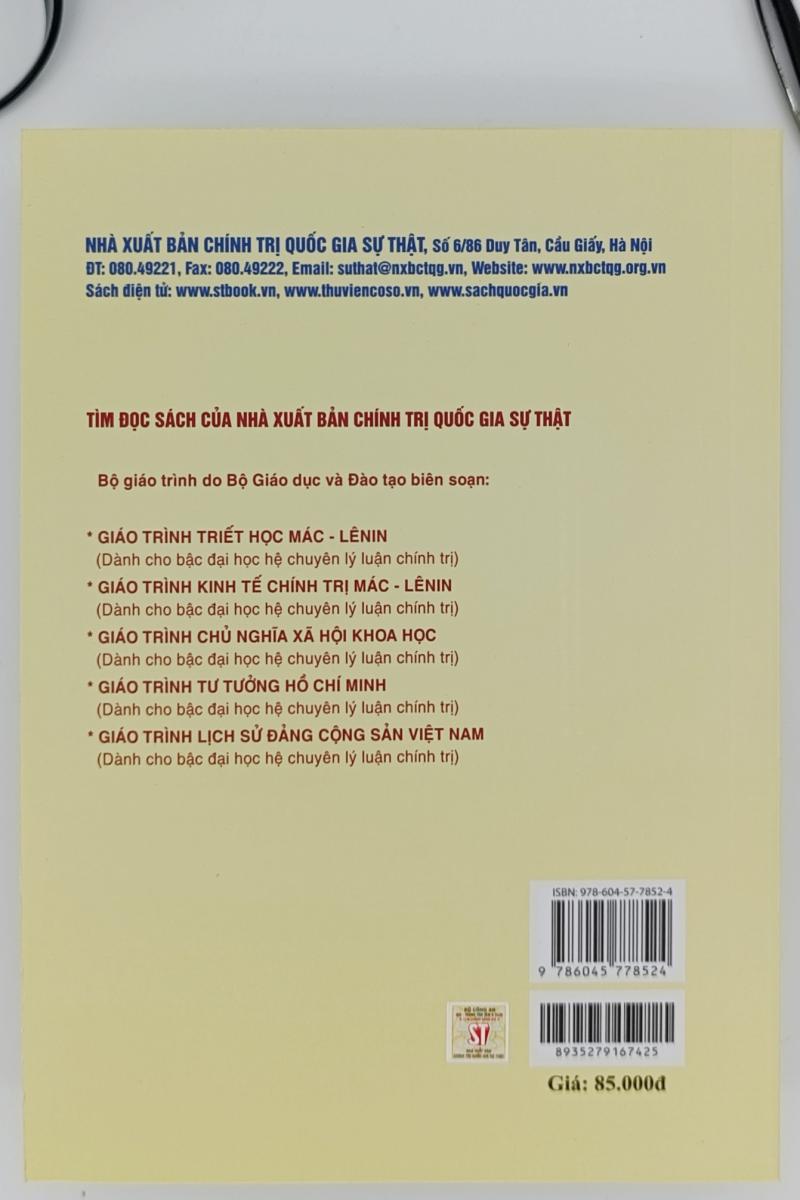 Giáo trình Kinh tế chính trị Mác-Lênin (Dành cho bậc đại học hệ chuyên lý luận chính trị)