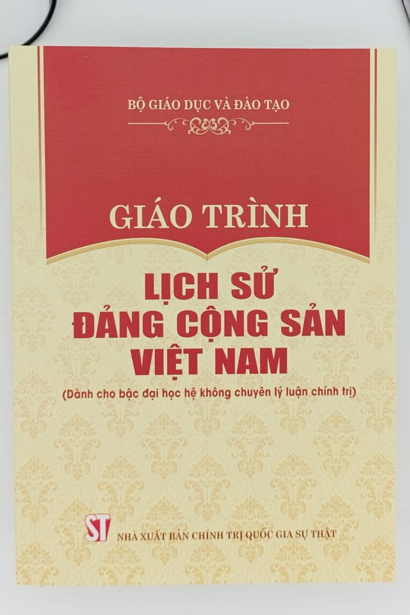 Giáo trình Lịch sử Đảng Cộng sản Việt Nam (Dành cho bậc đại học hệ không chuyên lý luận chính trị)