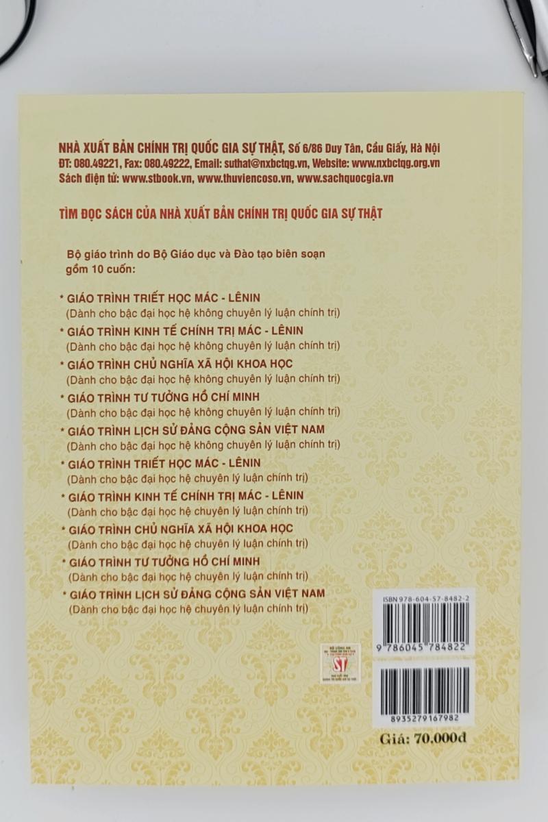 Giáo trình Lịch sử Đảng Cộng sản Việt Nam (Dành cho bậc đại học hệ không chuyên lý luận chính trị)